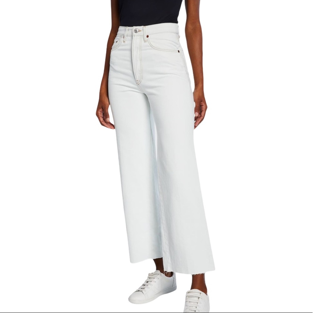 NWT RE/DONE | Wide-Leg Crop Denim Jeans - Picture 2 of 6
